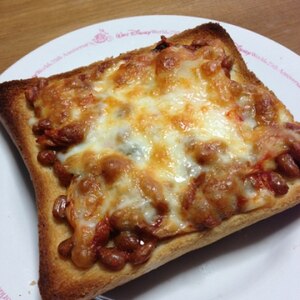 めっちゃ簡単！＼(＾０＾)／納豆チーズトースト